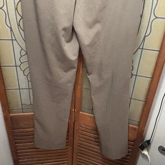Zara Straight Leg Low Rise Brown Trousers Work Casual Pants Size M NWOT - Picture 9 of 14
